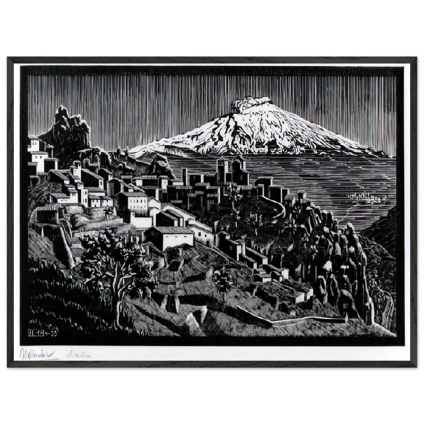 MC Escher - ESCHER (17) Wall Art - 30x40 cm / 12x16 inches - Fine Art Poster - -