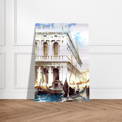The Libreria - John Singer Sargent Brushed Aluminum Print - 70x100 cm / 28x40 inches | John Singer Sargent Aluminum Print | John Singer Sargent Prints
