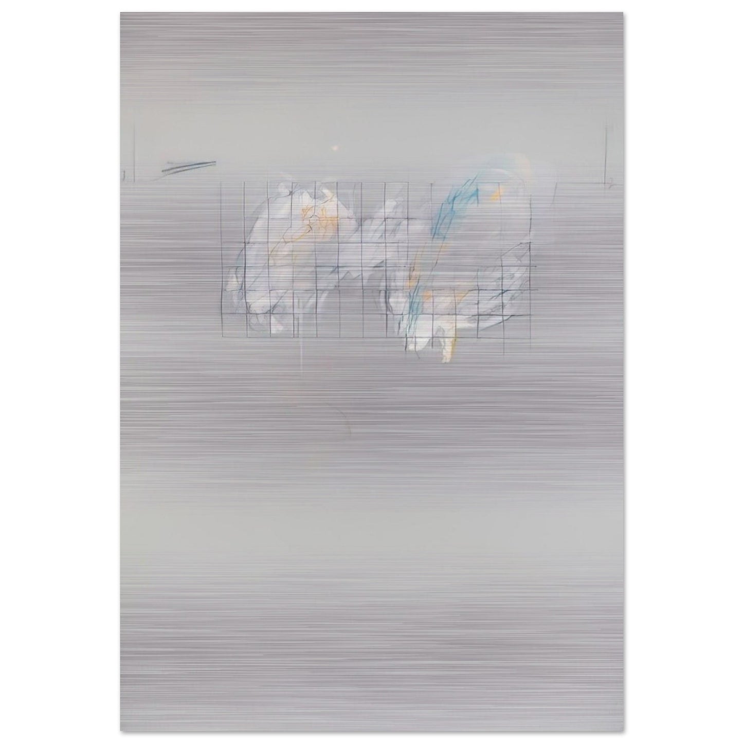 Nine Discourses on Commodus, Part I - Cy Twombly Brushed Aluminum Print - 70x100 cm / 28x40 inches | Cy Twombly Aluminum Print | Cy Twombly Prints