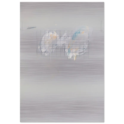 Nine Discourses on Commodus, Part I - Cy Twombly Brushed Aluminum Print - 70x100 cm / 28x40 inches | Cy Twombly Aluminum Print | Cy Twombly Prints