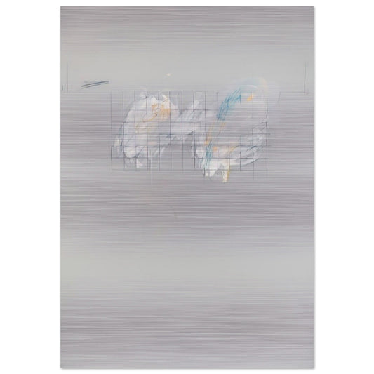 Nine Discourses on Commodus, Part I - Cy Twombly Brushed Aluminum Print - 70x100 cm / 28x40 inches | Cy Twombly Aluminum Print | Cy Twombly Prints