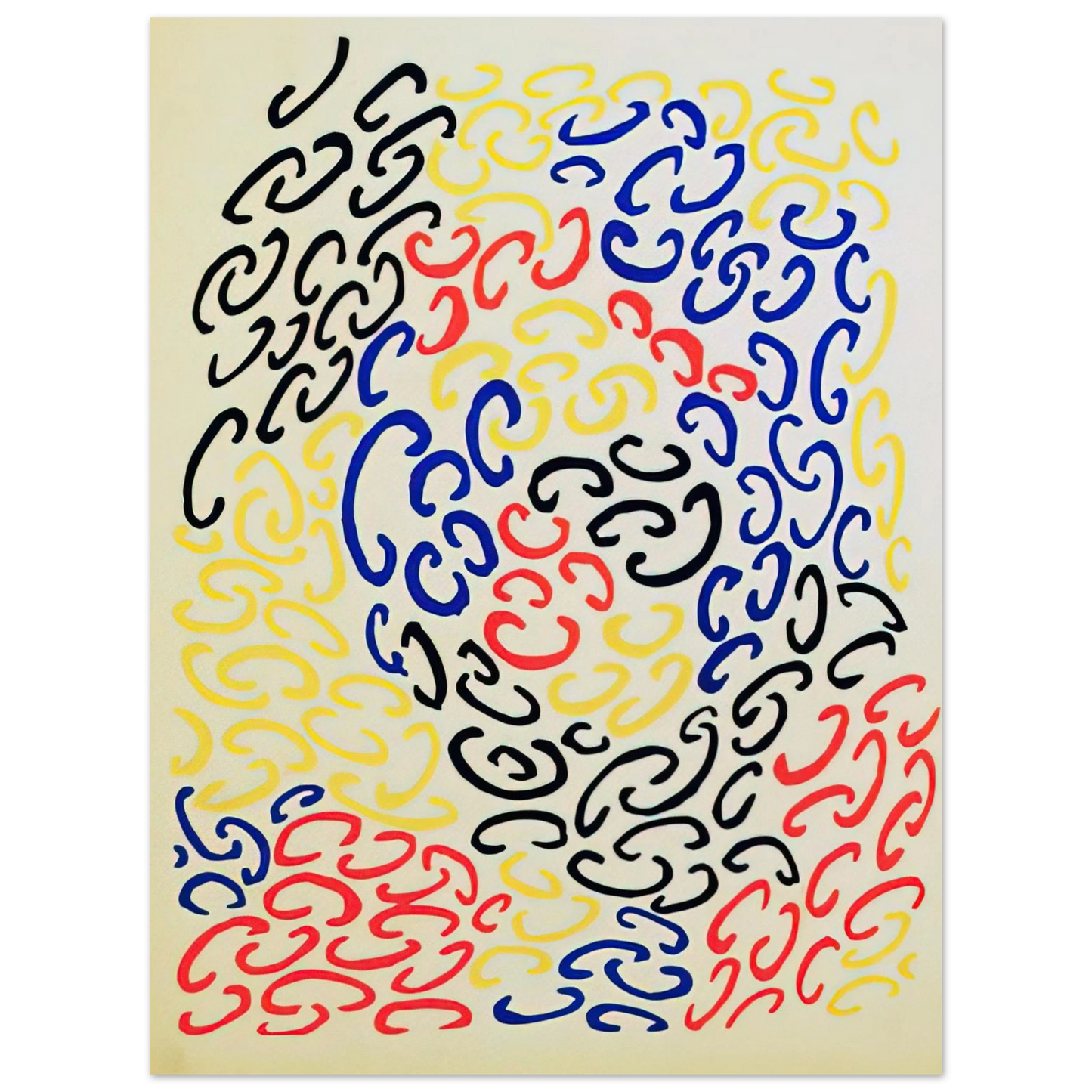 Sonia Delaunay - COMPOSITION 10 Fine Art Poster - Default Title