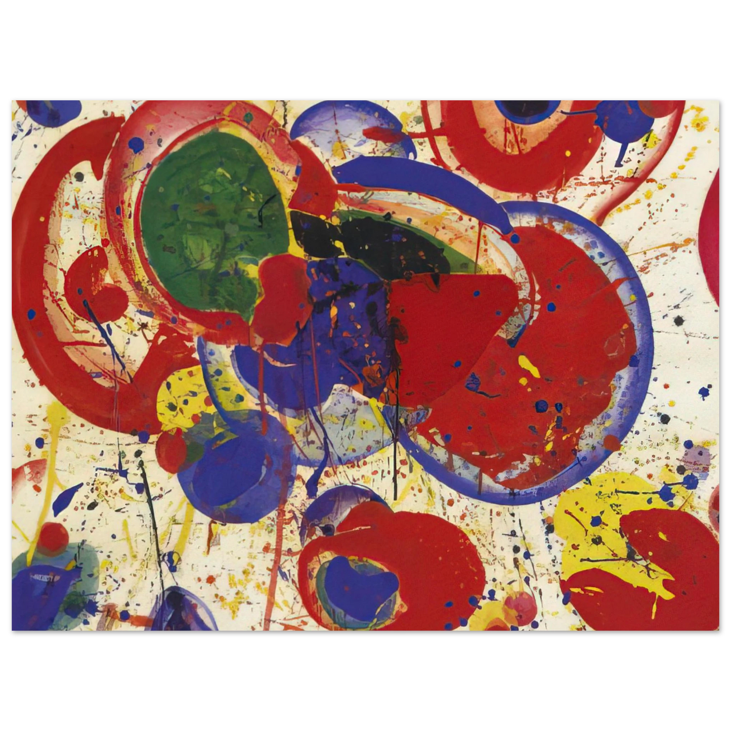 Sam Francis - All Red Fine Art Poster - Default Title