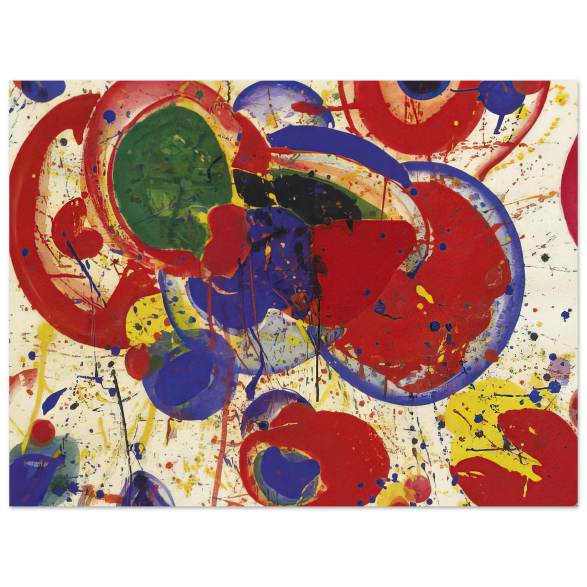 Sam Francis - All Red Fine Art Poster - Default Title