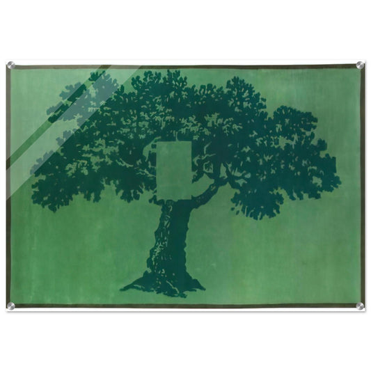 Albero Per Terra - 1984 - Mario Schifano Acrylic Print - 70x100 cm / 28x40″ inches