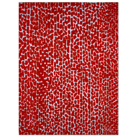 Alma Woodsey Thomas - RED ROSE CANTATA 1973 Fine Art Poster - Default Title