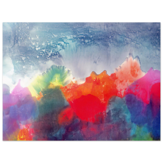 Ronnie Landfield - Nightfall - 1994 Fine Art Poster - Default Title