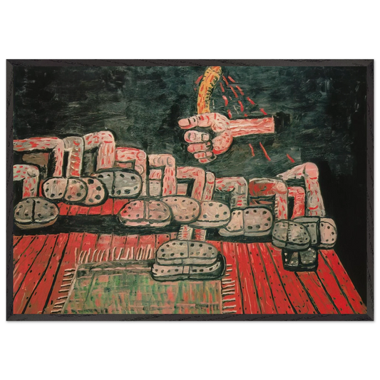 ROOM - Philip Guston Framed Art Print – Black Wooden Frame - Default Title - -Framed Art Print