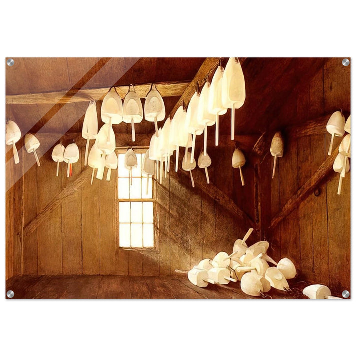 TOMORROW THE OUTER SHOALS - Andrew Wyeth Acrylic Print - 70x100 cm / 28x40″ inches
