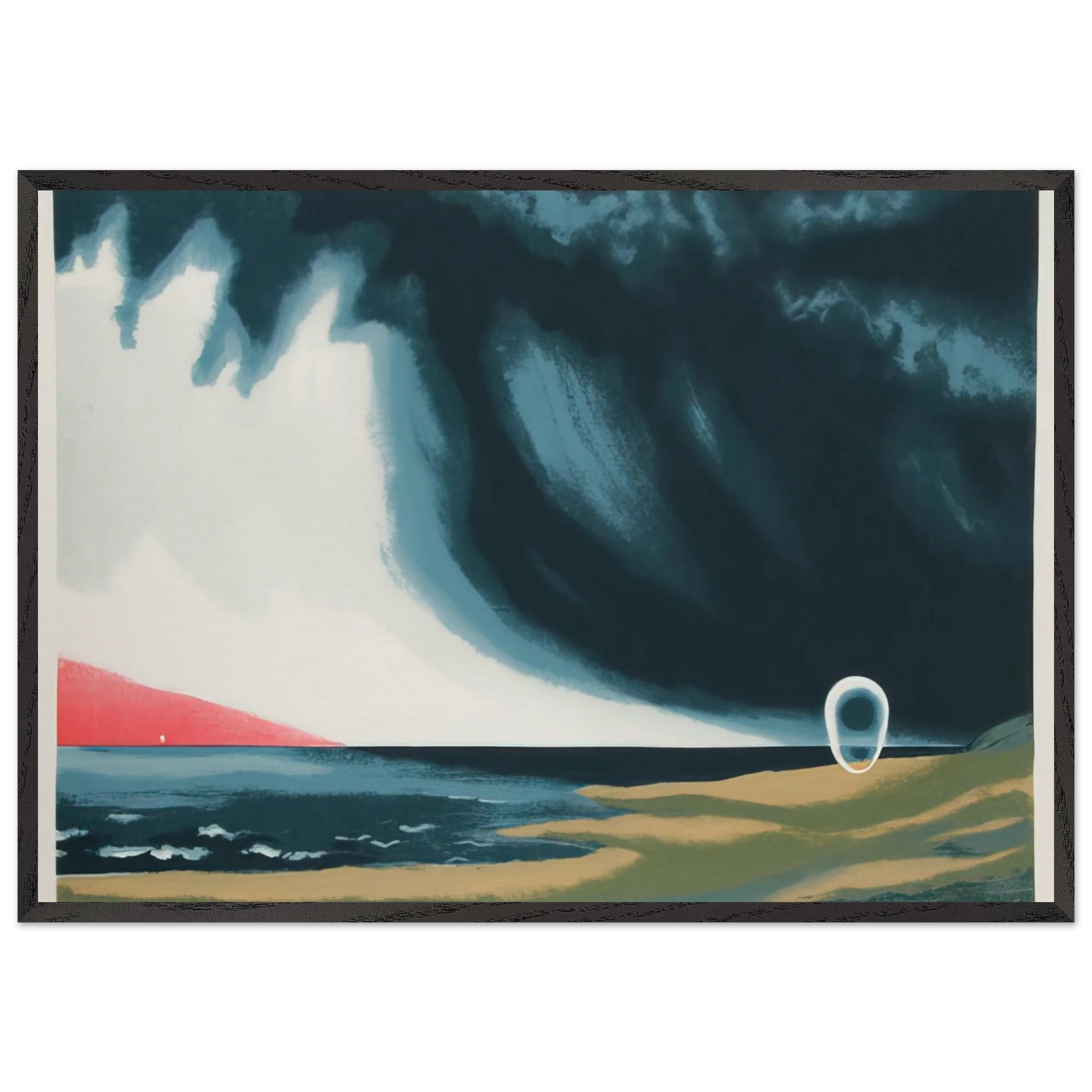 Eschatos 23 - 1977 - Clarence Holbrook Carter Framed Art Print – Black Wooden Frame - Default Title - -Framed Art Print