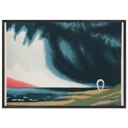 Eschatos 23 - 1977 - Clarence Holbrook Carter Framed Art Print – Black Wooden Frame - Default Title - -Framed Art Print