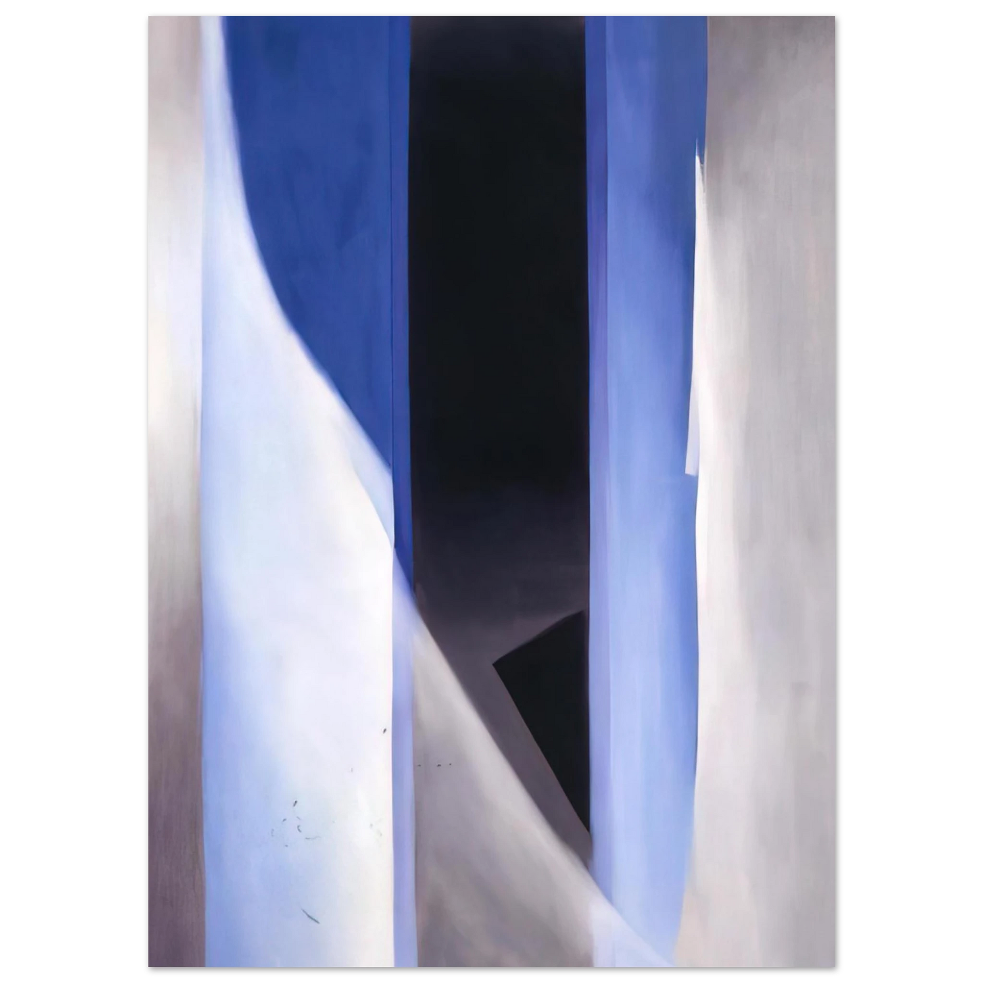 Georgia O'Keeffe - Blue 2 Fine Art Poster - 75x100 cm / 30x40 inches