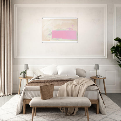 Orange-Pink-Green - 1971 - John Hoyland Acrylic Print - 70x100 cm / 28x40″ inches | John Hoyland Wall Art | John Hoyland Prints