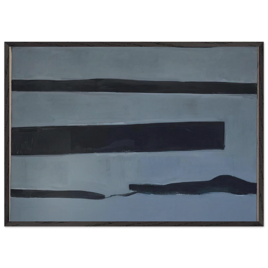 Untitled - 1956 N1 - Donald Judd Framed Art Print – Black Wooden Frame - Default Title - -Framed Art Print