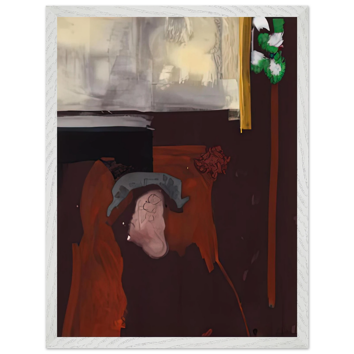 Helen Frankenthaler - The Widow of Fantin Latour, 1988- Wall Art - 28x40 inches / 70x70 cm - Canvas (Imperial) - -