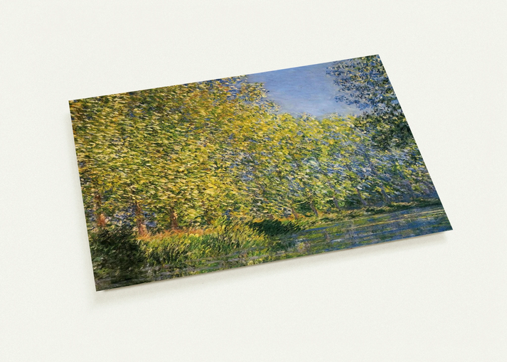 Bend in the River Epte By claude monet Pack of 10 Post Cards | claude monet Post Cards | A6 (10.5 x 14.8 cm) - 4.1 x 5.8 inches