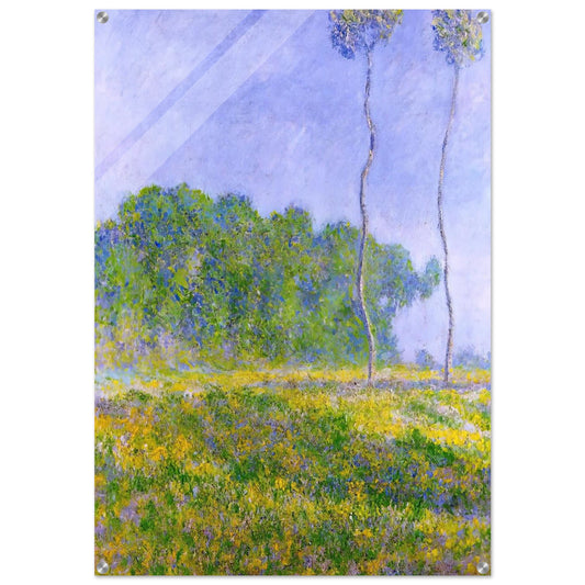Spring Landscape - claude monet Acrylic Print - 70x100 cm / 28x40″ inches | claude monet Wall Art | claude monet Prints