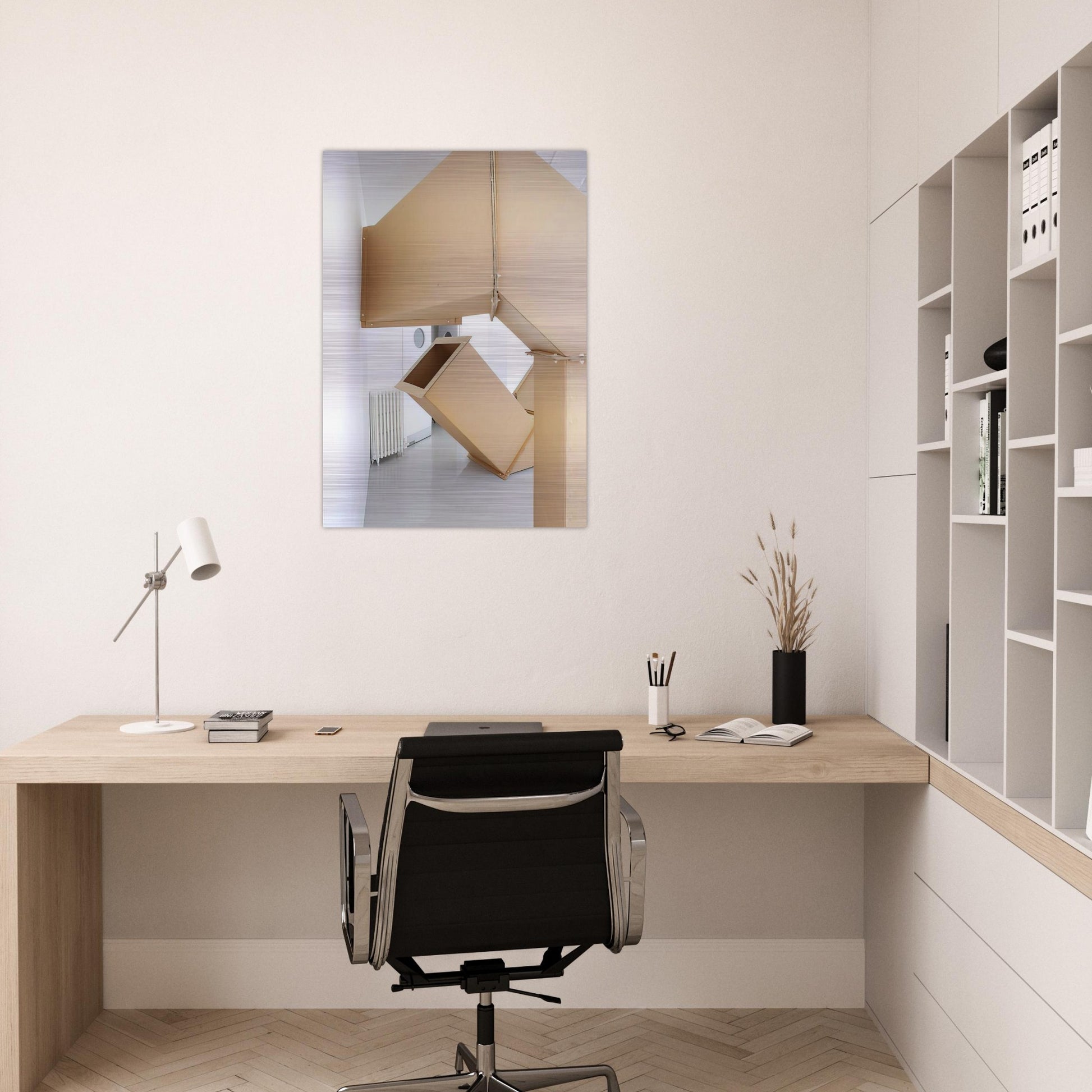 Series DW - 1967 - Charlotte Posenenske Brushed Aluminum Print - 70x100 cm / 28x40 inches | Charlotte Posenenske Aluminum Print | Charlotte Posenenske Prints