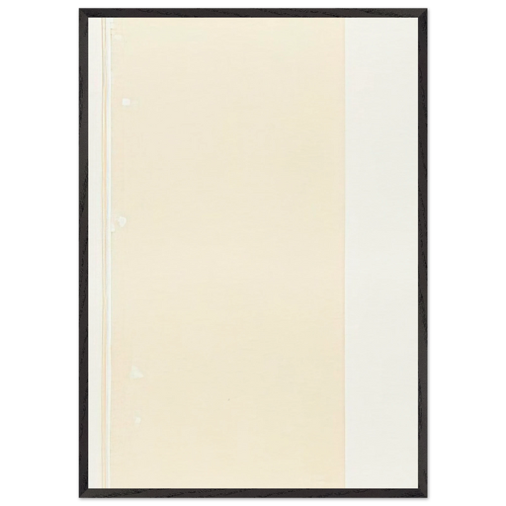 The Station of the Cross - Tenth Station - Barnett Newman 70x100 cm / 28x40 inches Framed Art Print – Black Wooden Frame