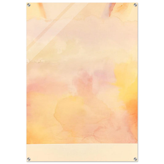 Pale Dunes - 1970 - Ronnie Landfield Acrylic Print - 70x100 cm / 28x40″ inches | Ronnie Landfield Wall Art | Ronnie Landfield Prints