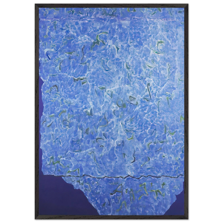 Infinity Field Jerusalem Series 3rd Letter - 1985 - Theodoros Stamos 70x100 cm / 28x40 inches Framed Art Print – Black Wooden Frame