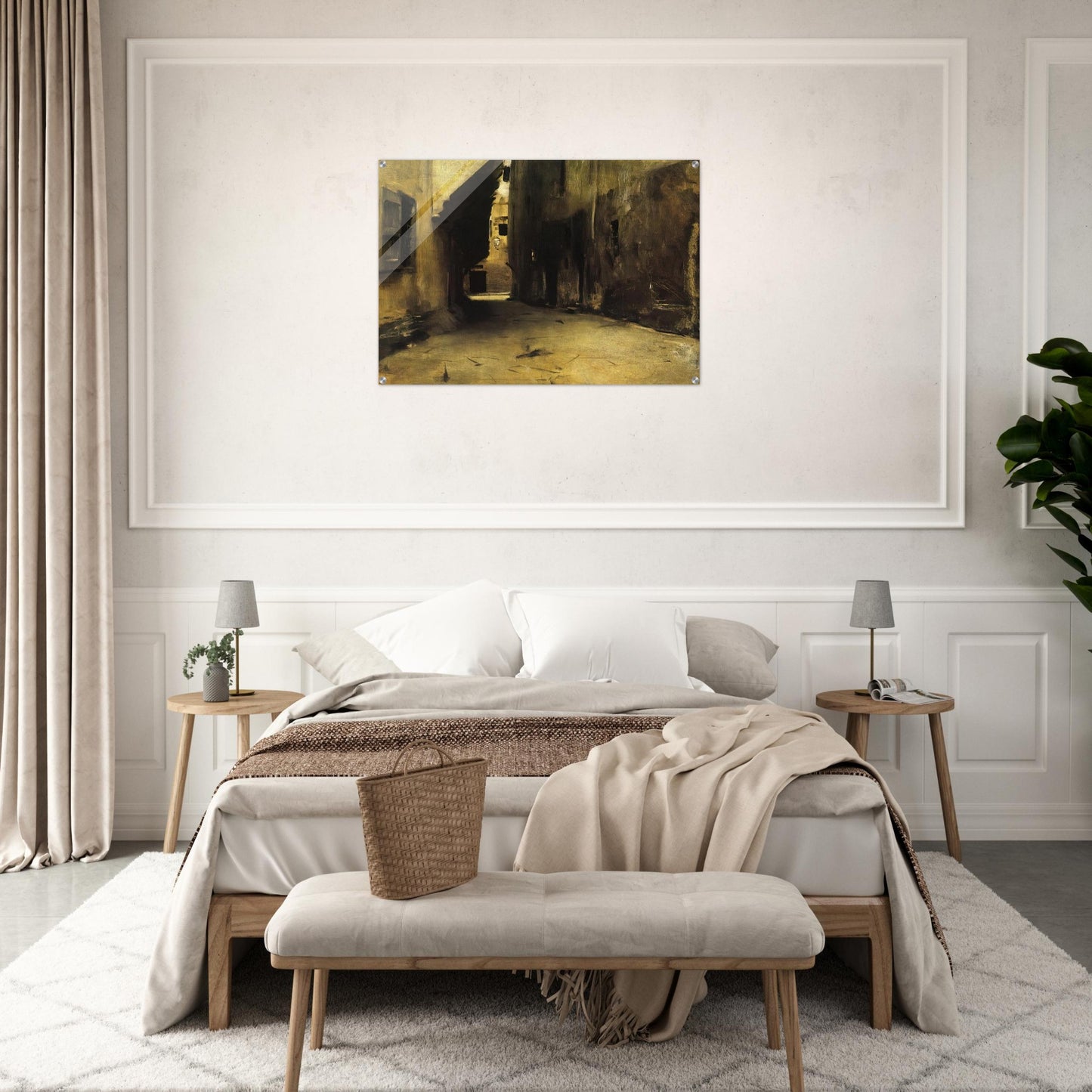 A Street in Venice - John Singer Sargent Acrylic Print - 70x100 cm / 28x40″ inches