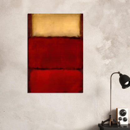 Red - 1964 - Mark Rothko Brushed Aluminum Print - 70x100 cm / 28x40 inches | Mark Rothko Aluminum Print | Mark Rothko Prints