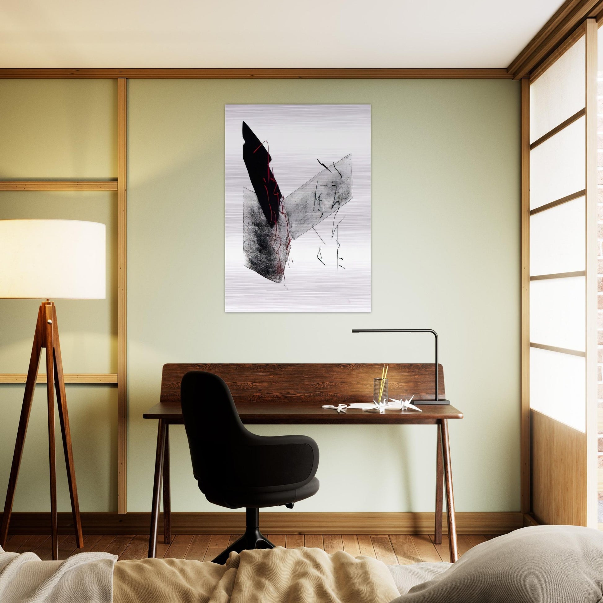 Katachi - Abstract Expressionism - Toko Shinoda Brushed Aluminum Print - 70x100 cm / 28x40 inches | Toko Shinoda Aluminum Print | Toko Shinoda Prints