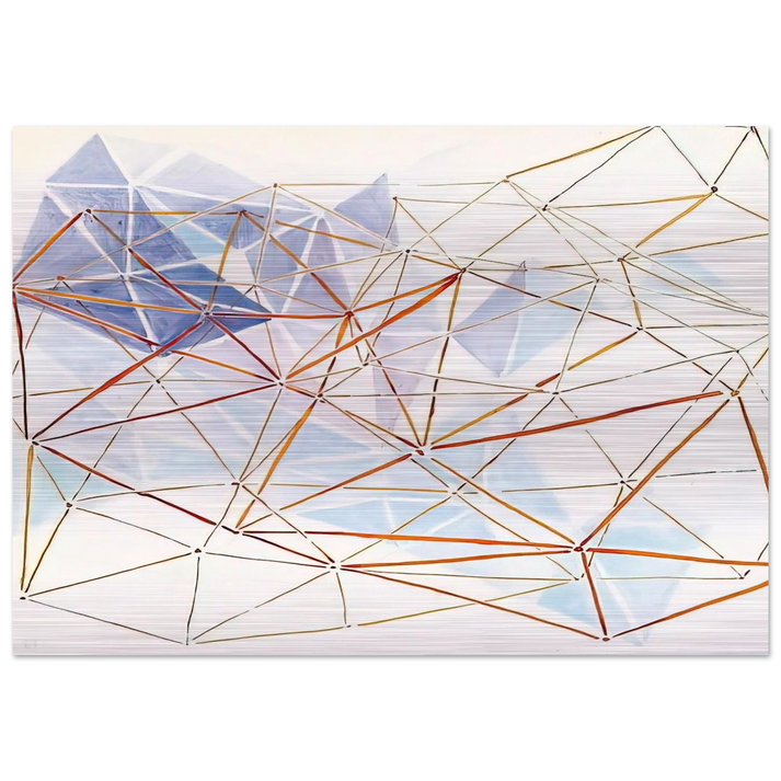 Untitled - 1980 - Gego Brushed Aluminum Print - 70x100 cm / 28x40 inches | Gego Aluminum Print | Gego Prints