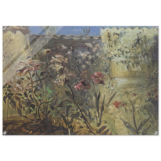 THE PATIO OF PORT LLIGAT - Salvador Dali Acrylic Print - 70x100 cm / 28x40″ inches