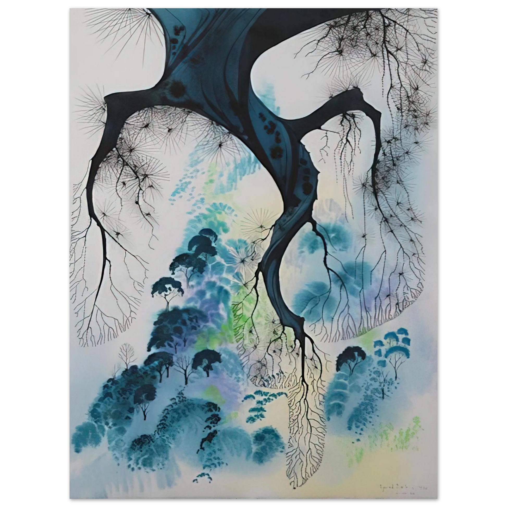 Eyvind Earle - Coastline Fine Art Poster - Default Title