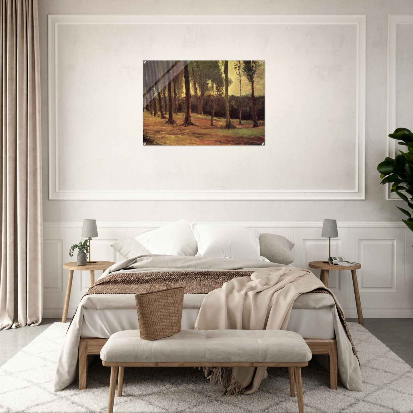 Edge of a Wood - Vincent van Gogh Acrylic Print - 70x100 cm / 28x40″ inches