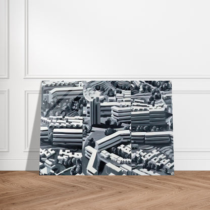 TOWNSCAPE TR 1969 - Gerhard Richter Acrylic Print - 70x100 cm / 28x40″ inches