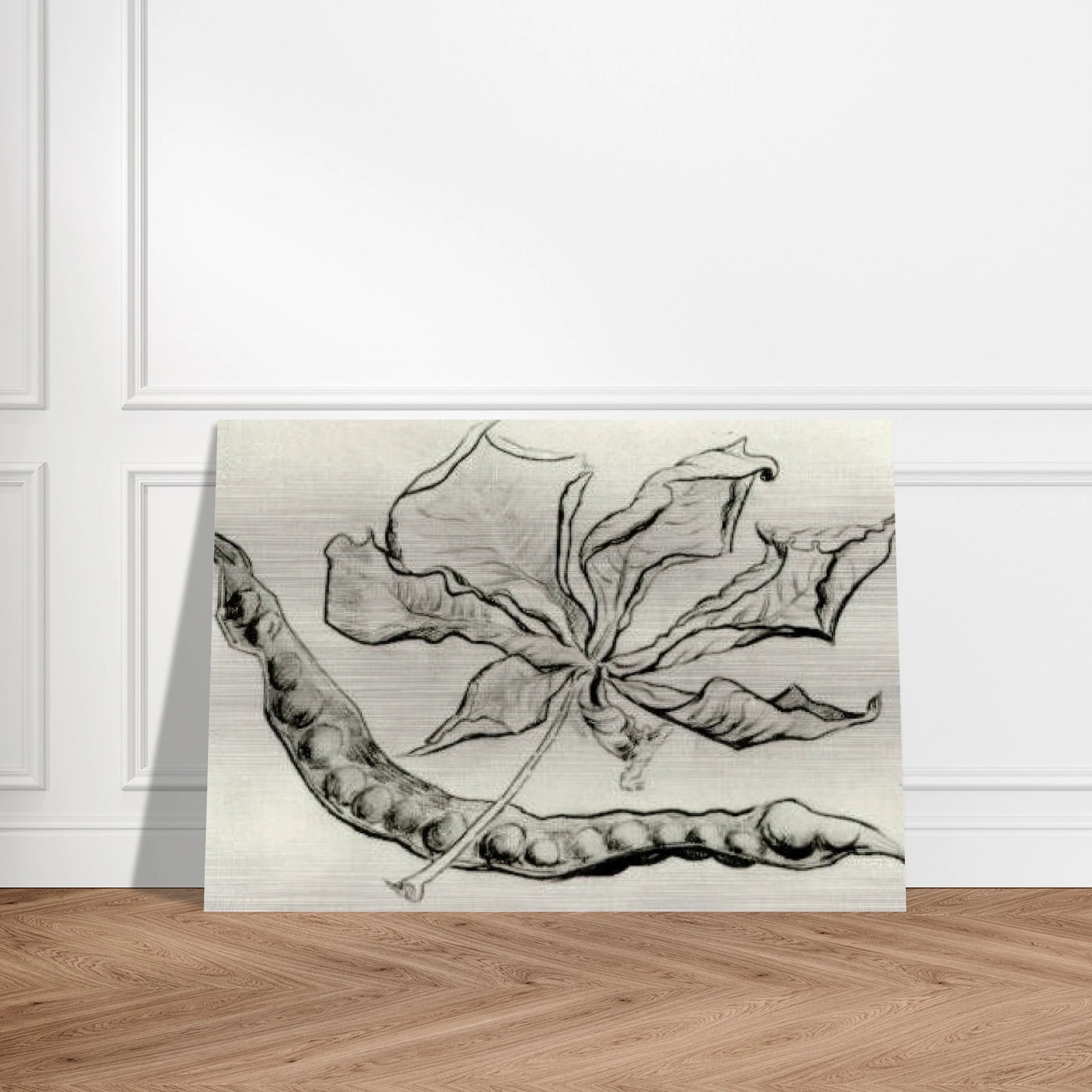 Dead Leaf and Pod - Vincent van Gogh Brushed Aluminum Print - 70x100 cm / 28x40 inches | Vincent van Gogh Aluminum Print | Vincent van Gogh Prints