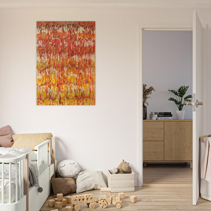 Dirty Painting - 1989 - Arman Brushed Aluminum Print - 70x100 cm / 28x40 inches | Arman Aluminum Print | Arman Prints