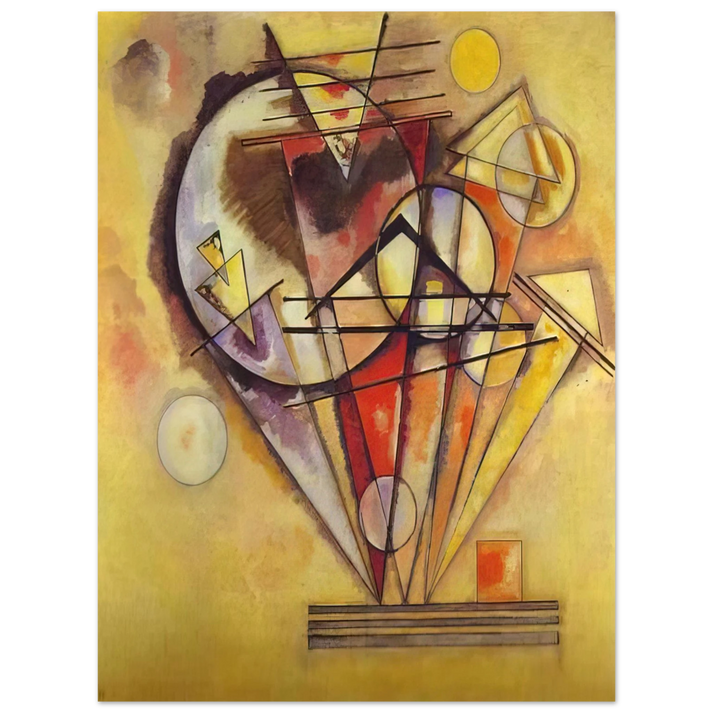 Wassily Kandinsky - ON THE POINTS 1928  75x100 cm / 30x40inches Fine Art Poster