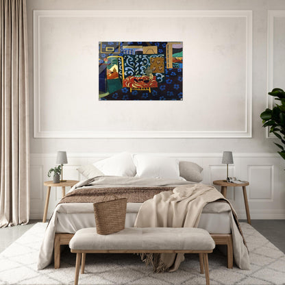 STILL LIFE WITH AUBERGINES 1911 - Henri Matisse Acrylic Print - 70x100 cm / 28x40″ inches