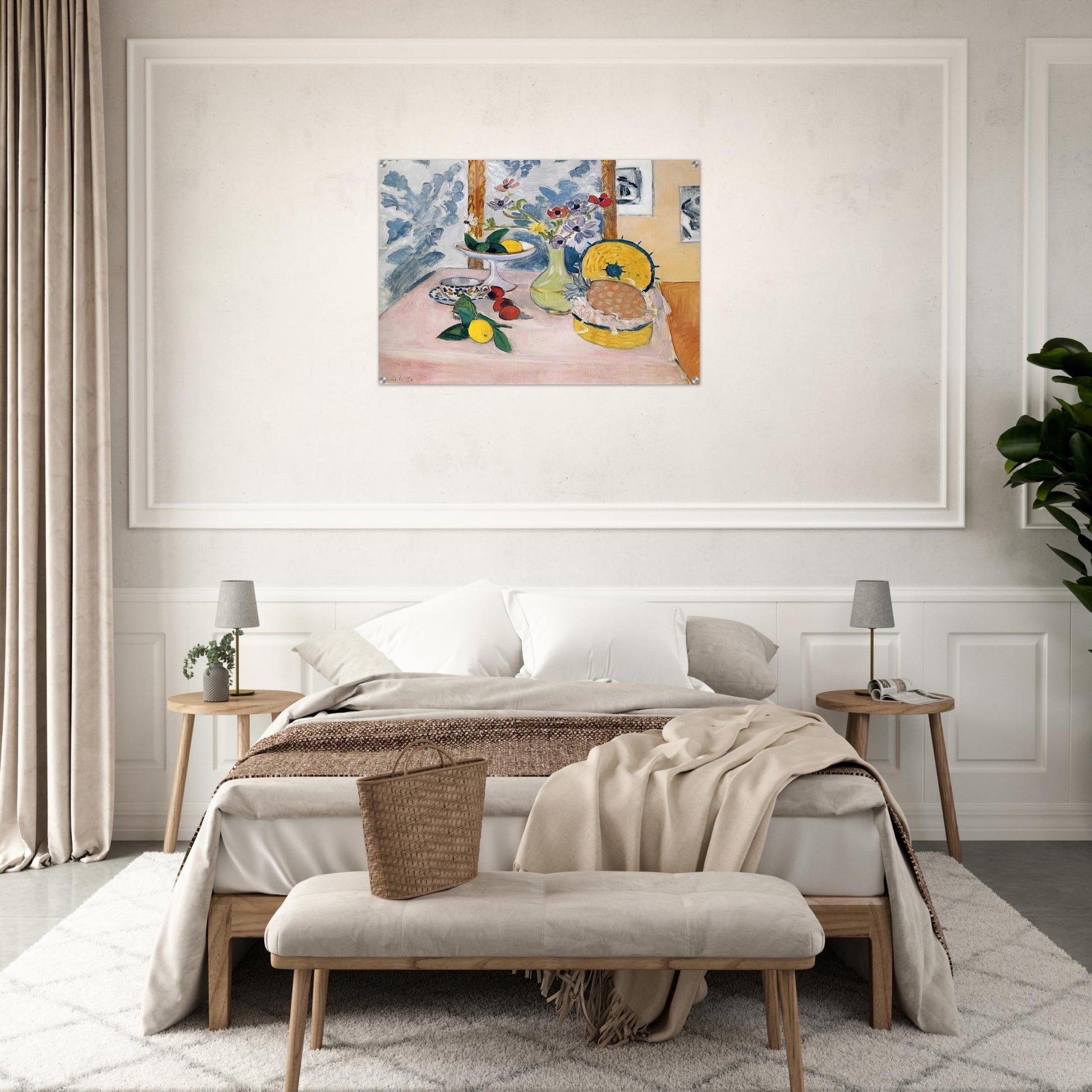 STILL LIFE WITH PINEAPPLES - Henri Matisse Acrylic Print - 70x100 cm / 28x40″ inches