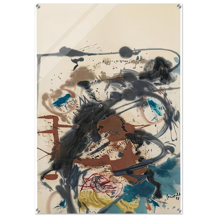 Winter Hunt, 1958- - Helen Frankenthaler Acrylic Print - 70x100 cm / 28x40″ inches | Helen Frankenthaler Wall Art | Helen Frankenthaler Prints