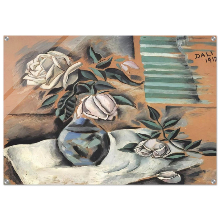 BOUQUET L IMPORTANT C EST LA ROSE - Salvador Dali Acrylic Print - 70x100 cm / 28x40″ inches