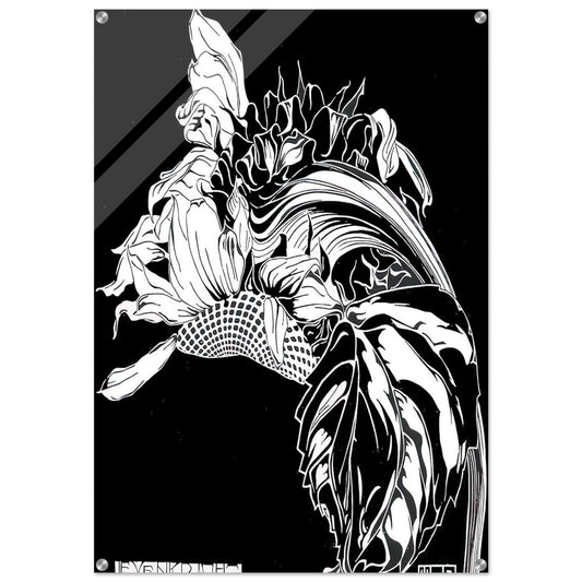 LIFE FORCE - MC Escher Acrylic Print - 70x100 cm / 28x40″ inches | MC Escher Wall Art | MC Escher Prints