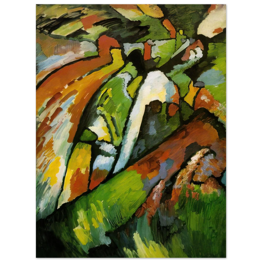Wassily Kandinsky - IMPROVISATION 7 1910 Fine Art Poster - Default Title
