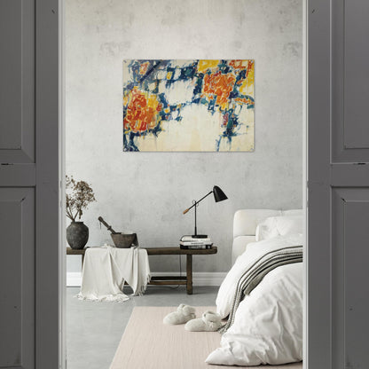 Basel Mural I - Sam Francis Acrylic Print - 70x100 cm / 28x40″ inches | Sam Francis Wall Art | Sam Francis Prints