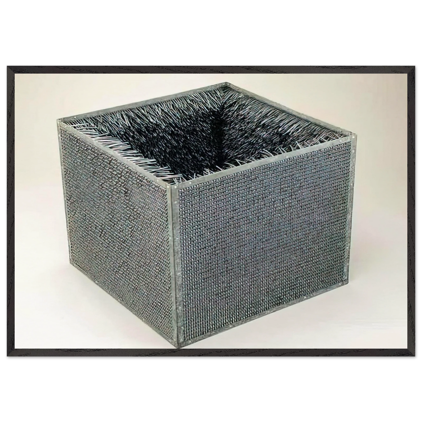 ACCESSION II 1968 - Eva Hesse Framed Art Print – Black Wooden Frame - Default Title - -Framed Art Print