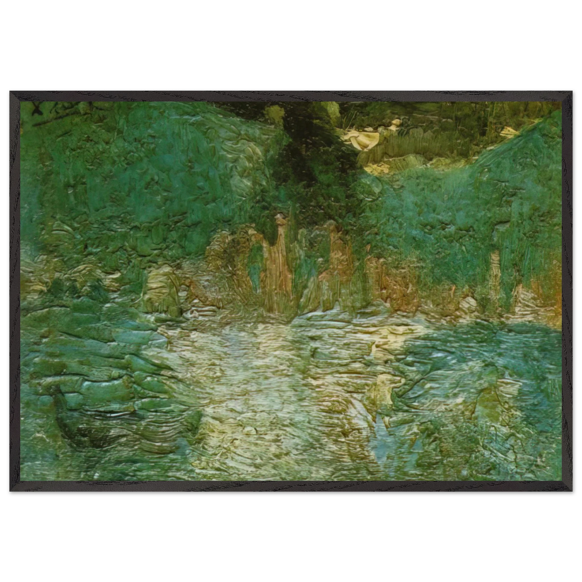 SEA VIEW 1919 - Salvador Dali Framed Art Print – Black Wooden Frame - Default Title - -Framed Art Print