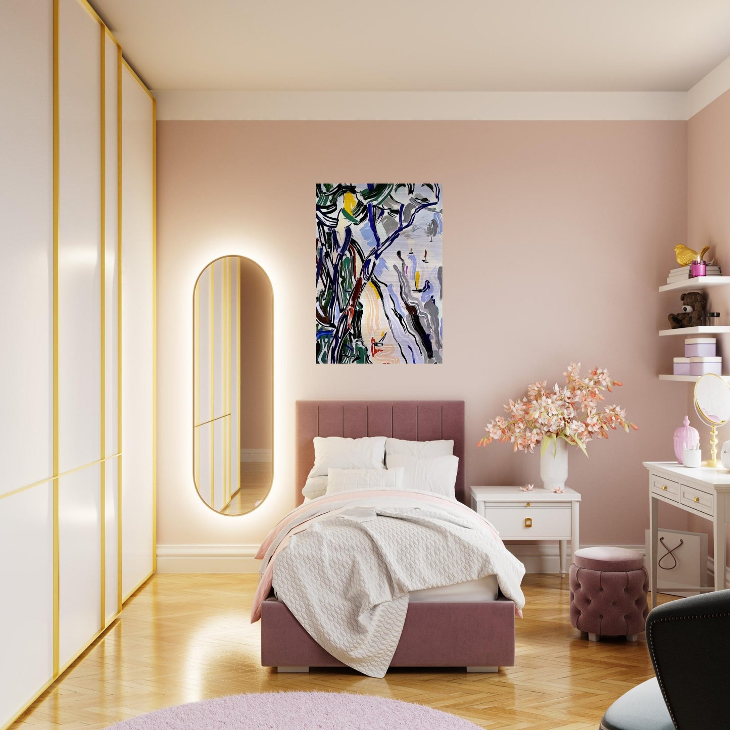 SAILBOATS 1985 - Roy Lichtenstein Brushed Aluminum Print - 70x100 cm / 28x40 inches | Roy Lichtenstein Aluminum Print | Roy Lichtenstein Prints