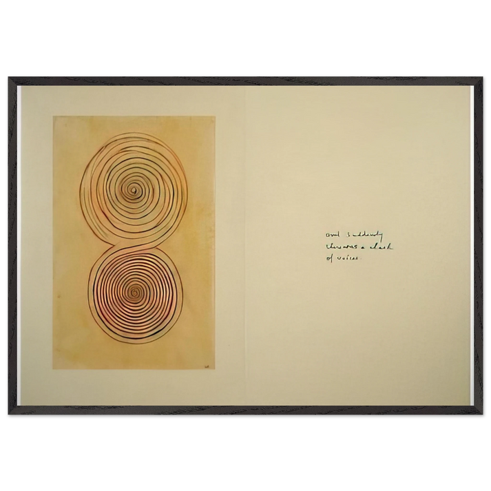 SUBLIMATION 2002 2 - Louise Bourgeois 70x100 cm / 28x40 inches Framed Art Print – Black Wooden Frame