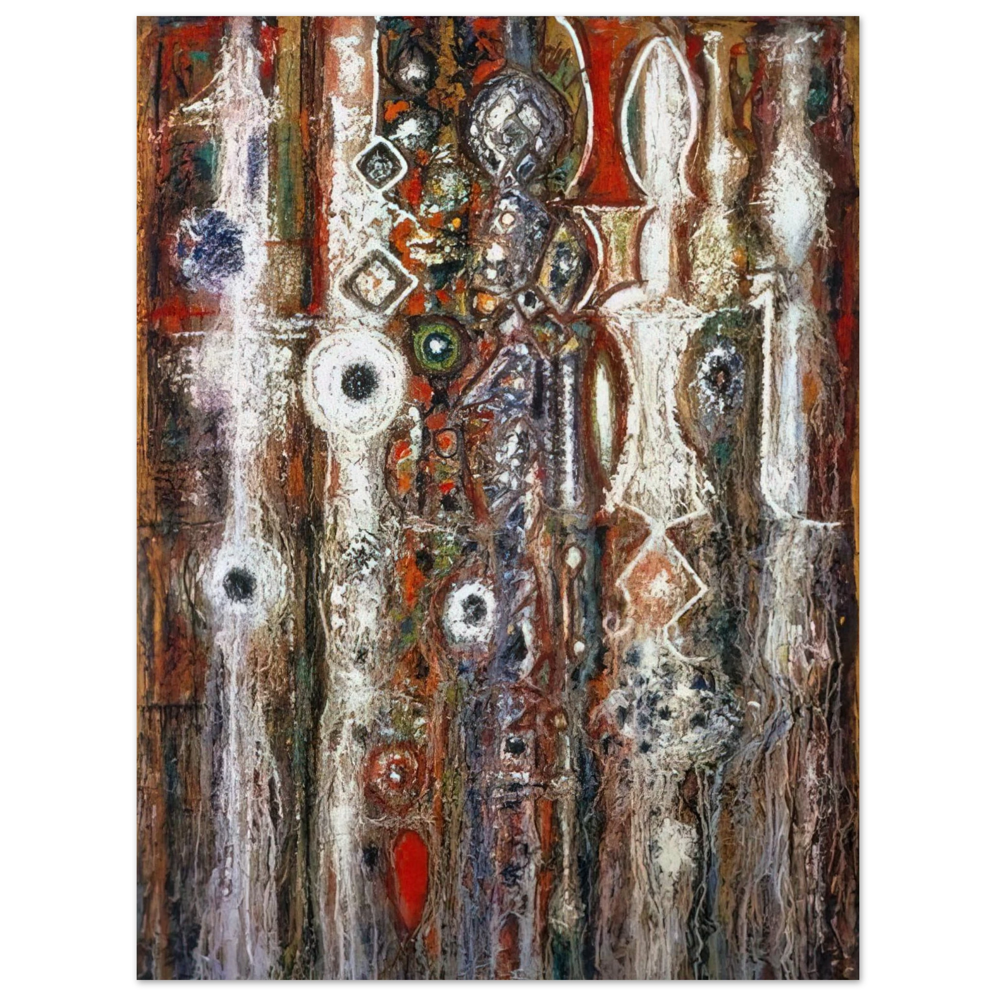 Richard Pousette-Dart - Illumination Gothic - 1958 Fine Art Poster - Default Title
