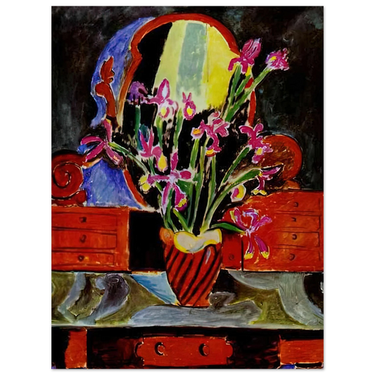 Henri Matisse - VASE OF IRISES 1912 Fine Art Poster - Default Title