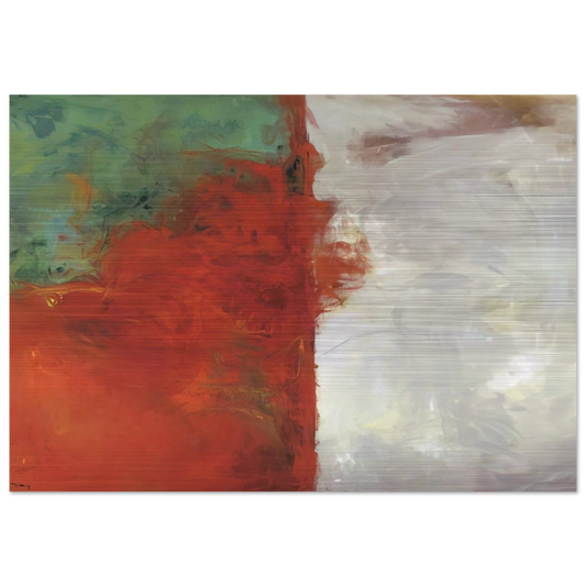 Divide - 1958 - Theodoros Stamos Brushed Aluminum Print - 70x100 cm / 28x40 inches | Theodoros Stamos Aluminum Print | Theodoros Stamos Prints